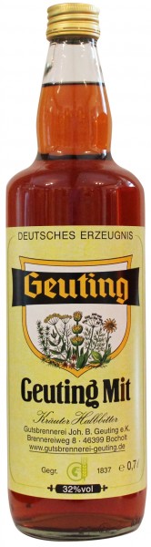 Kräuterbitter, Geuting Mit 0,7 ltr.